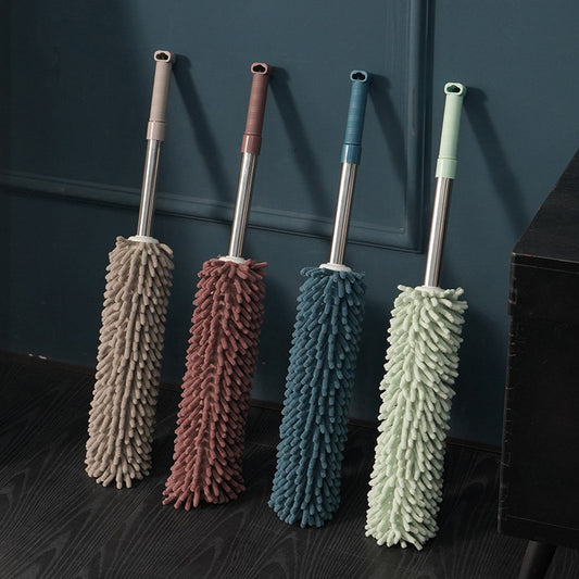 Electrostatic Dust Duster Retractable Feather Duster Household Cleaning Dust Removal Duster Chenille Duster Wholesale